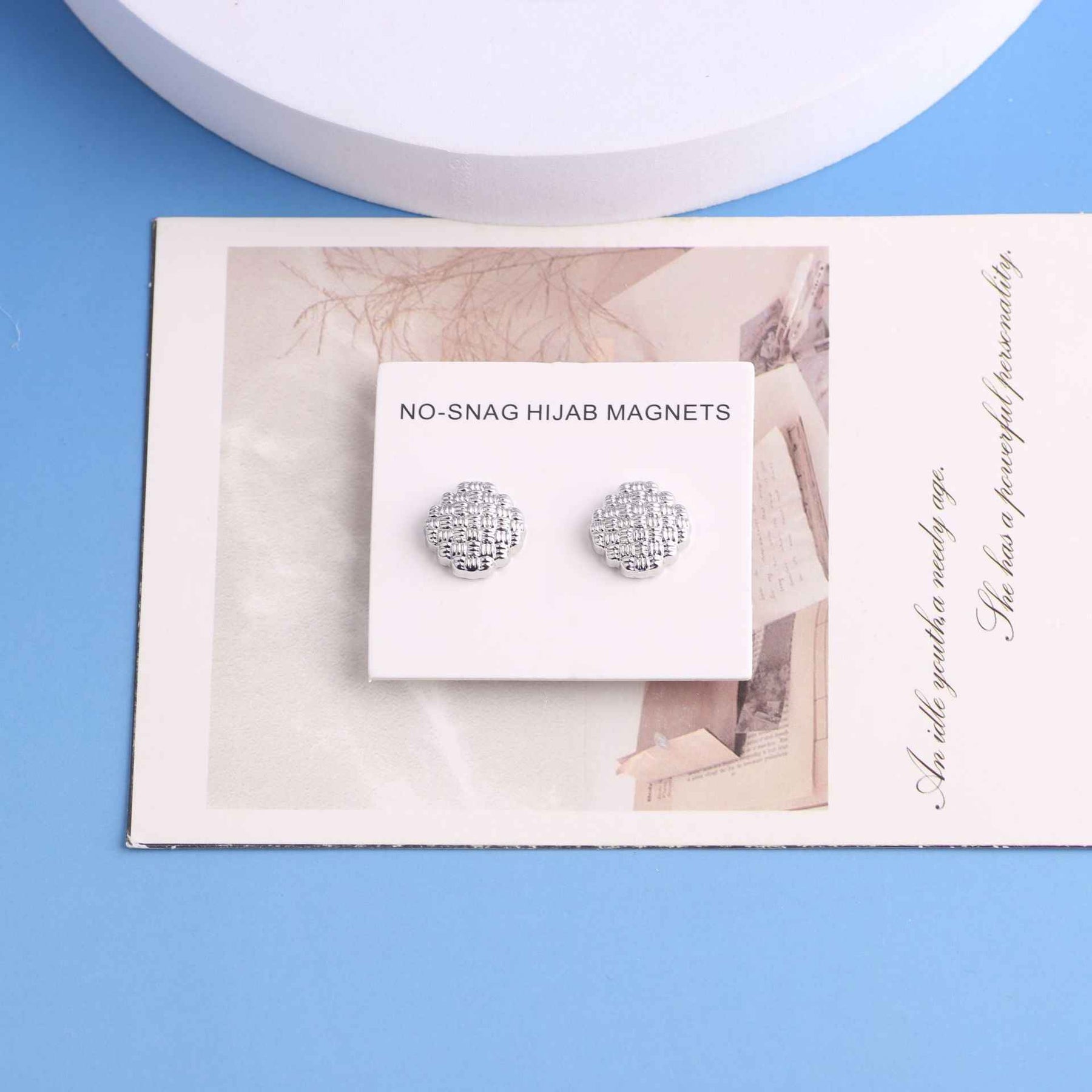 638065782120  Pearlescent Metal Shell Button - MOQ:12