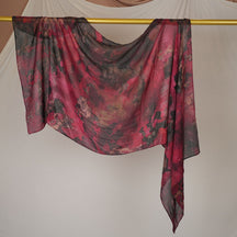 DL002  Double-Sided Modal Printed Single-Stitch Right-Angle Rolled-Edge Hijab