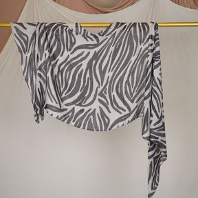 DL002  Double-Sided Modal Printed Single-Stitch Right-Angle Rolled-Edge Hijab