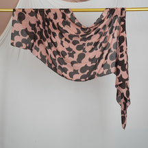 DL001  Double-Sided Modal Printed Single-Stitch Right-Angle Rolled-Edge Hijab