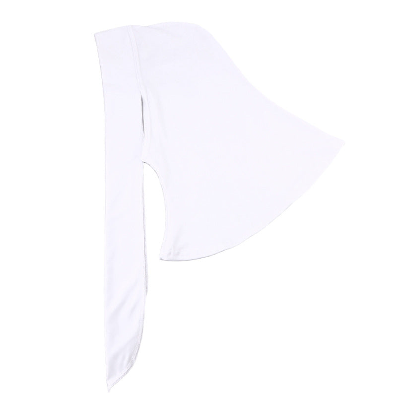 JDT-490G  Tie-Back Polyester Spandex Hijab Undercap Ninja Cap