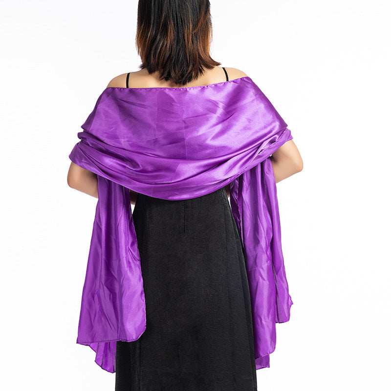 M20070 plain satin Shawl