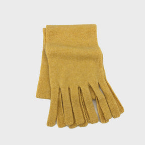 Ywzz-2023-008 Solid Color Knitted Fringed Wool Blend Scarf