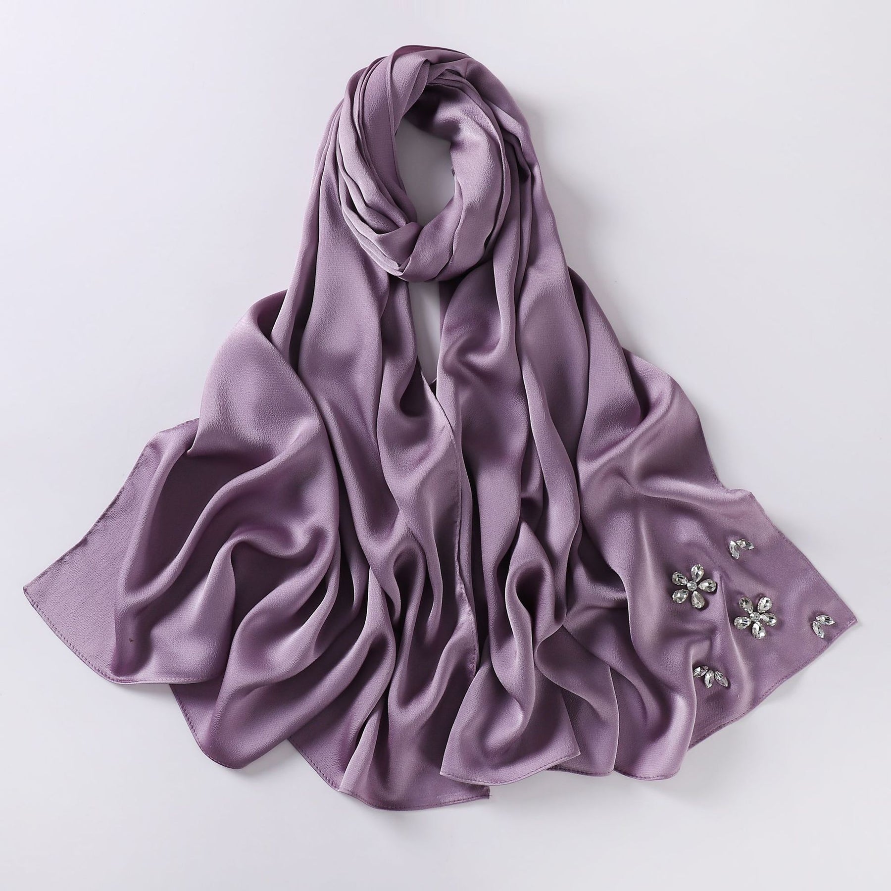 W-0048 sifon biasa Set tudung tudung berlian