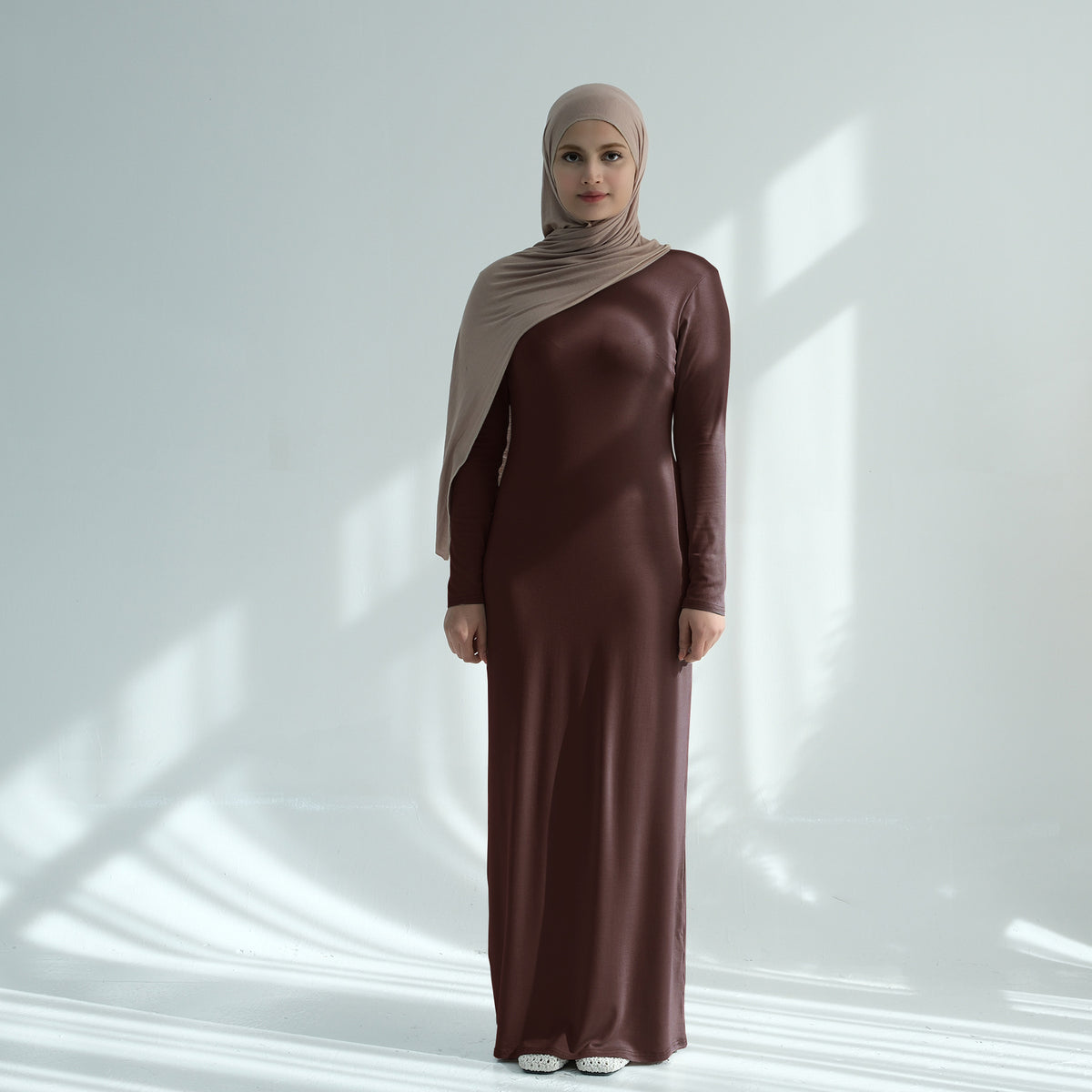 LR933  Solid color modal cotton dress