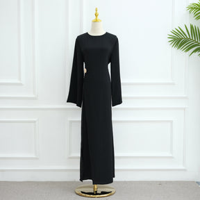 LR1077  Women's Plain Minimalist Dress for Daily Wear