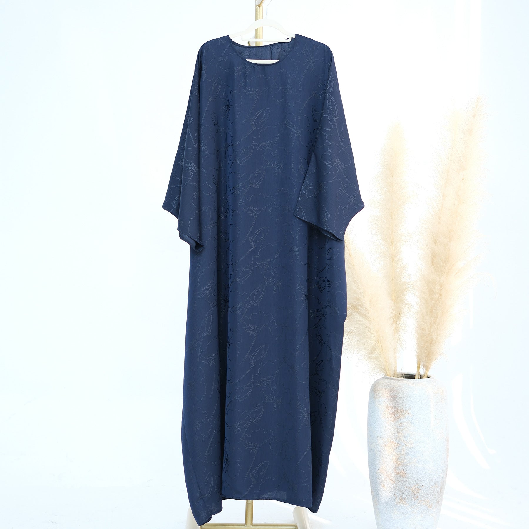 LRDB005   （abaya+hijab)Fashion jacquard dress