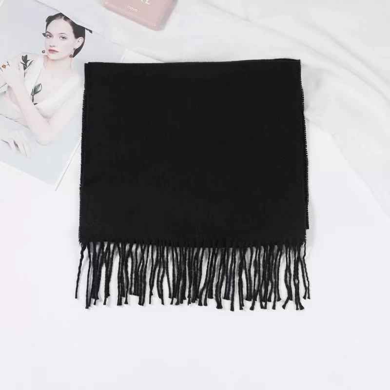 TL-32  Fashion Plaid Faux Cashmere Scarf