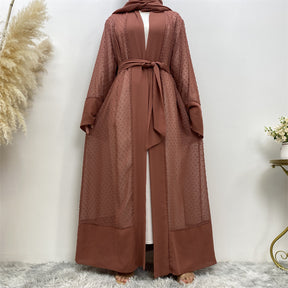 1937 wave point muslim abaya dress