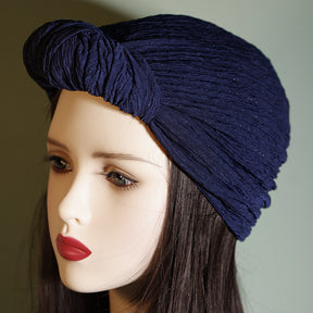 NJ-01 Fashionable turban hat solid color headscarf hat