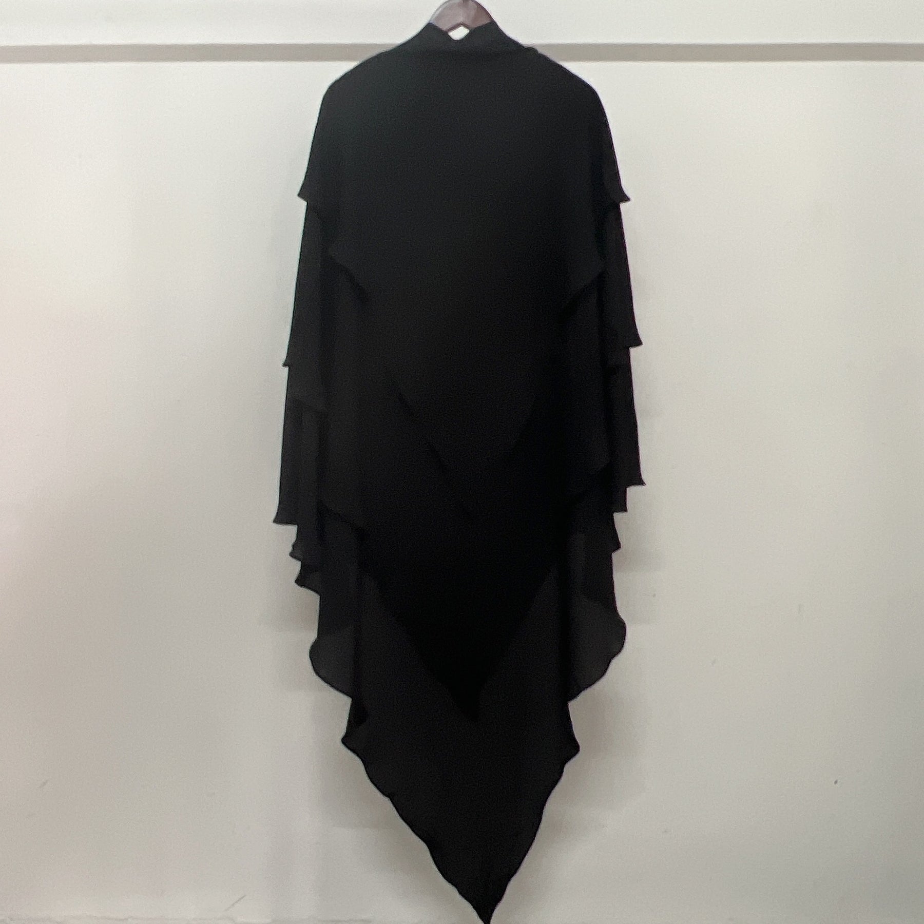 21903  Plain Polyester Triple-Layer Fresh Sweet Khimar Hijab