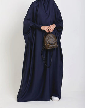 535  Plain Large Swing Abaya Matching Family Dress