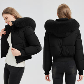 523  Women's Short Slim Winter Cotton-Padded Jacket Coat