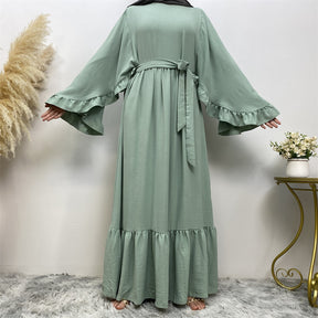 6530 plain abaya dress