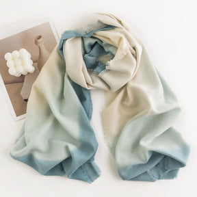 FH23-5221 Splicing color winter scarf