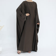 LR831  Party Beaded Viscose Dress with Integrated Inner Waist Belt