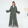 2 - Light Green Open Abaya