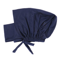 8022  Plain Polyester Adjustable Elastic Strap Closed Cap