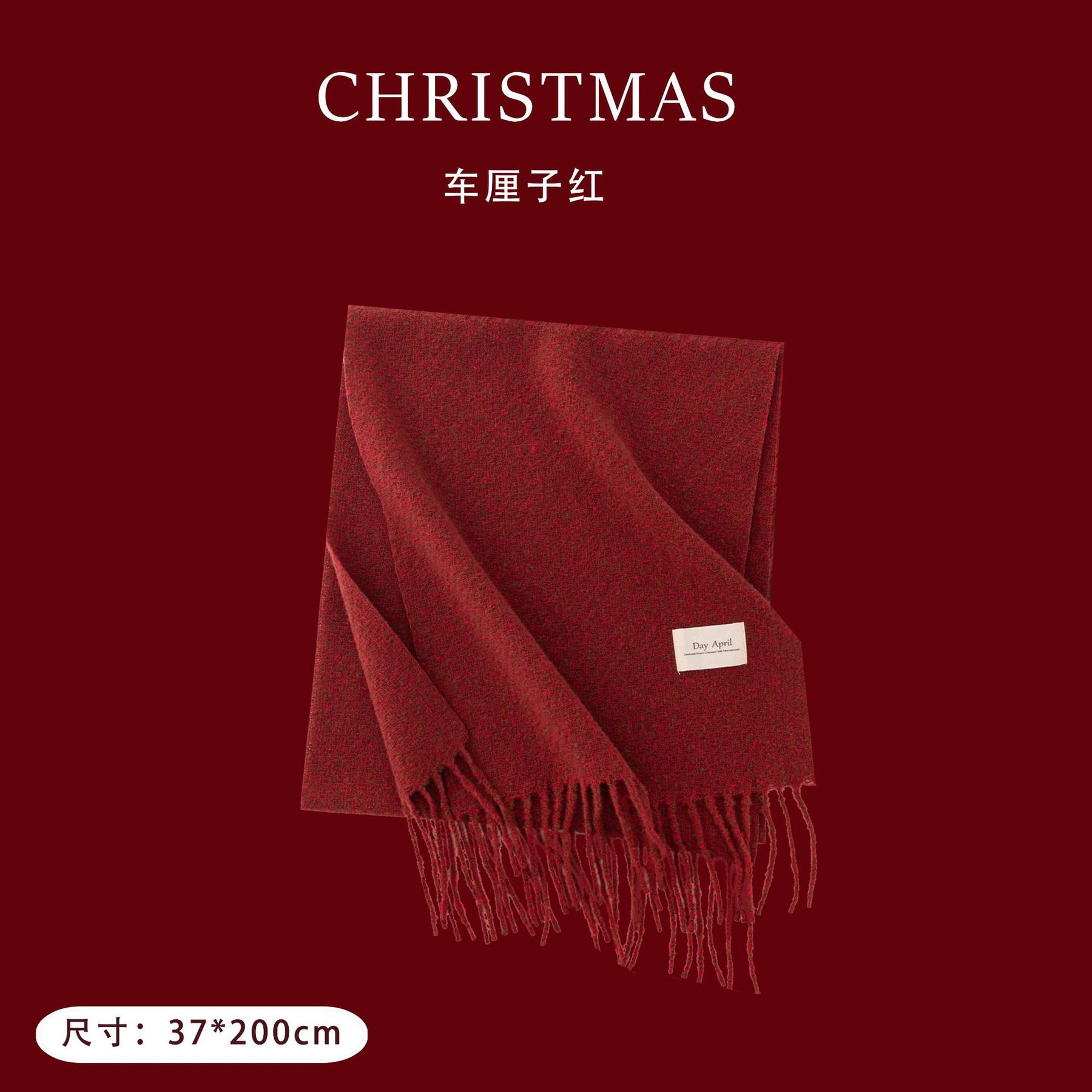 FH24-5832 Red plaid scarf  scarf  hijab  winter scarf