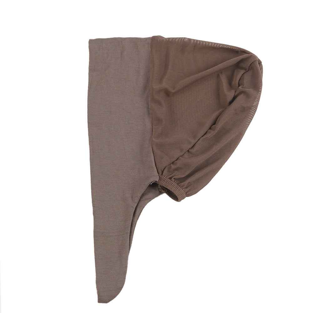 WJ072  Breathable Mesh Mercerized Cotton Hijab Cap