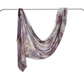 WJ002 Printed Double Stitch Modal Hijab