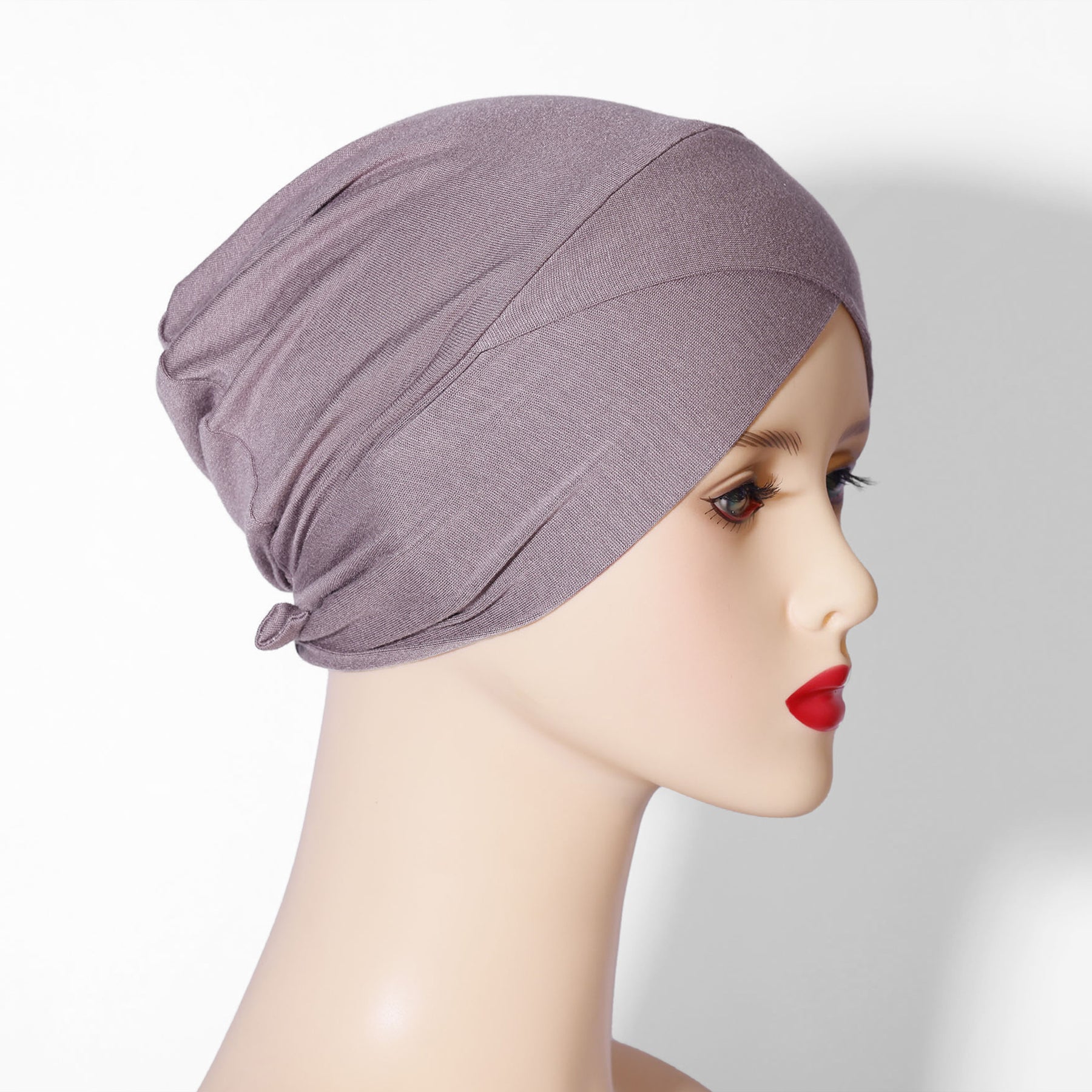 ORU-01  Solid color modal new base cap solid color headscarf