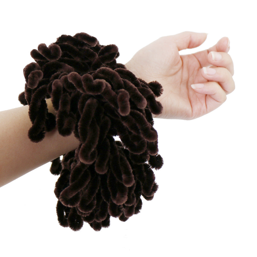 FQ001  Fashion Versatile Knitted Yarn Hair Scrunchies Accessories