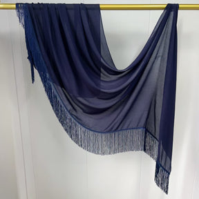 流苏花边 Plain Modal Hijab - Color Option