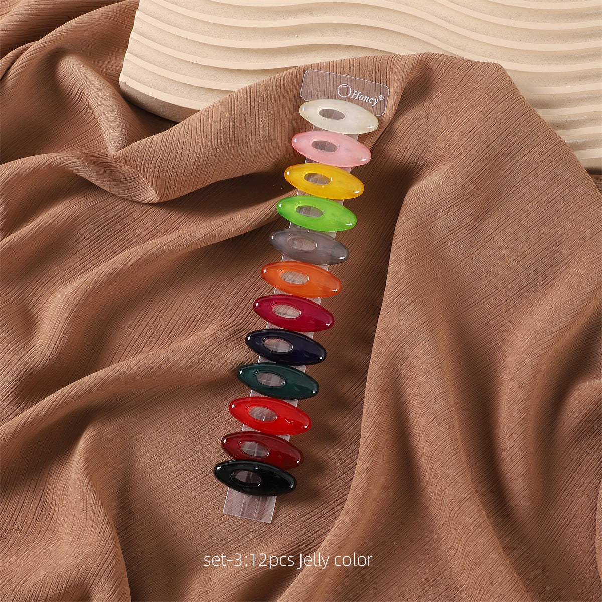 SP62  High Quality Candy Color Oval Hollow Plastic Safety Pin Hijab Pin Scarf Clip Neck Clip Scarf Pin