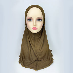 TD53-046  Solid color headscarf breathable and comfortable scarf