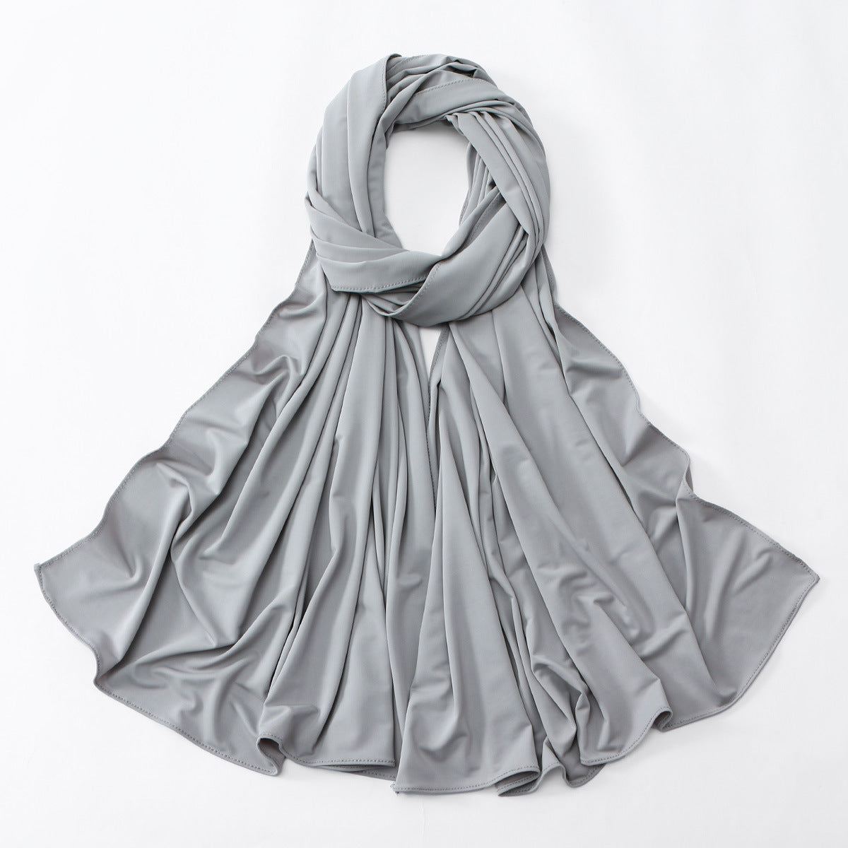 YW519  Summer Autumn Plain Mercerized Cotton Sun Protection Hijab