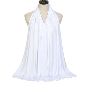 YW125  Modal solid color long scarf