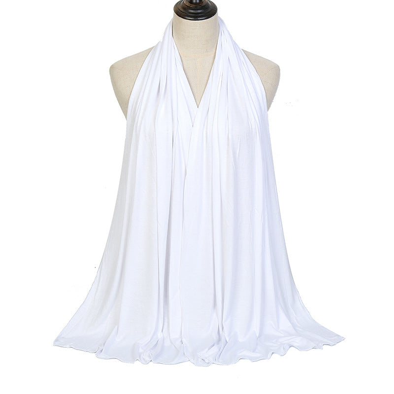 YW125  Modal solid color long scarf