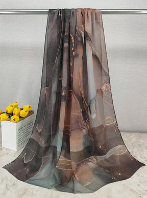 MYE001  Watercolor Modal Cotton Digital Print Scarf