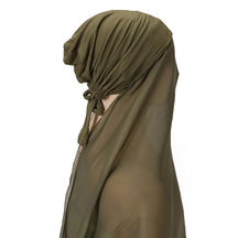 MSL355 Satin Crepe Jersey Hijab
