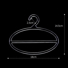 Perchero para bufandas n.° 5508 de 13 cm, para tienda de ropa, perchero de plástico grueso para almacenamiento de bufandas, toallas y ropa