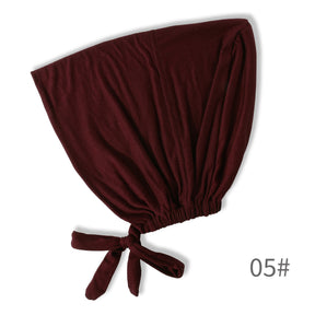 BD-01 Sombrero hijab ajustable con banda elástica, sombrero musulmán