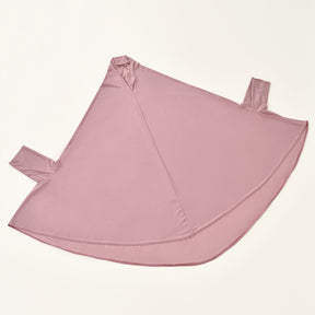 MSL096  Crystal Linen Double Layer Hijab - With Sleeves