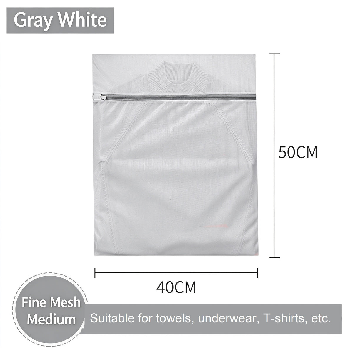 Thickened Chunky Fine Laundry Polyester Mesh Bag - Color Option