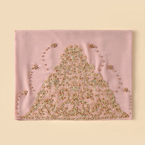 A091  Chiffon beaded hijab(MOQ: 3 pieces）
