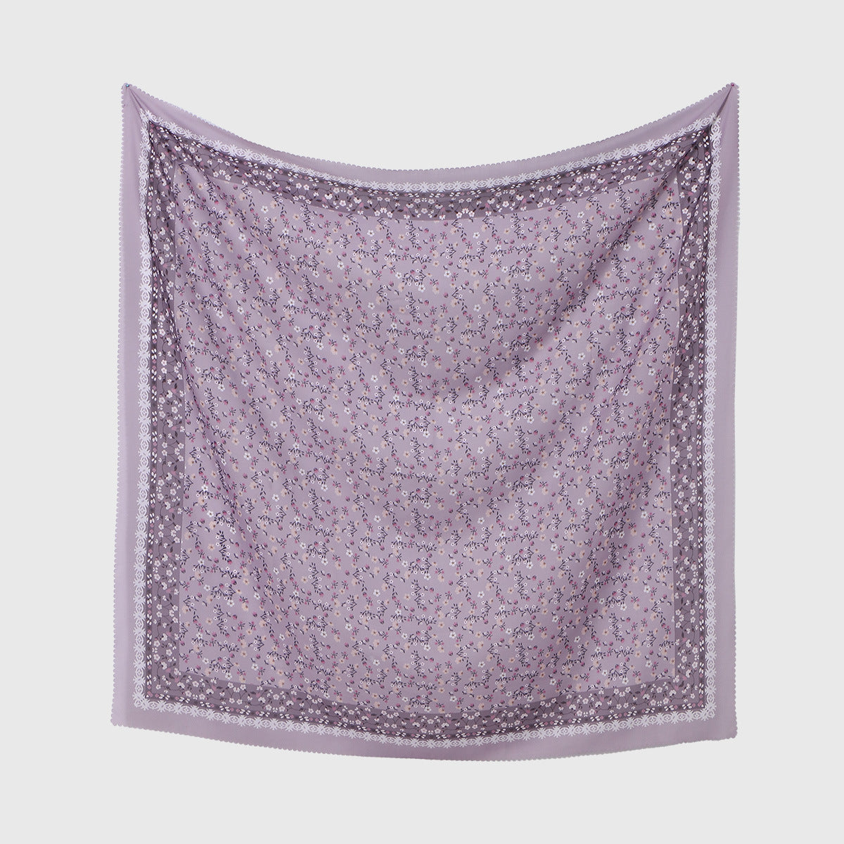 SM013  110*110cm Printed Voile Sun-Shading Square Scarf