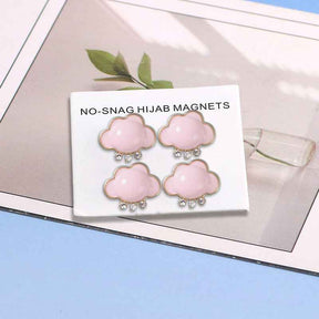 JS3  Pink Panda Bear Hijab Magnetic Clasp - MOQ: 300 pcs/color