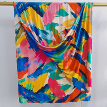 JB099  125GSM Watercolor Marble Mercerized Cotton Double-Sided Print Jersey Hijab