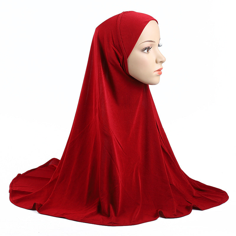 H062 plain muslim instant hijab