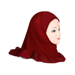 H107 Crystal linen plain instant hijab