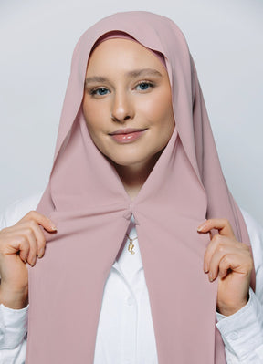PW001  Exquisite chiffon hijab with built-in magnets