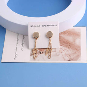 DJ002  Flat Round Strong Magnet + Chain Magnetic Clasp