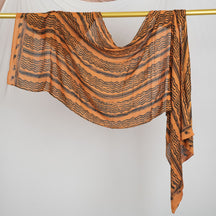 DL001  Double-Sided Modal Printed Single-Stitch Right-Angle Rolled-Edge Hijab