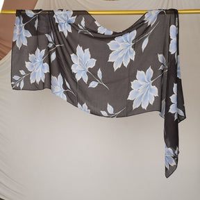 DL002  Double-Sided Modal Printed Single-Stitch Right-Angle Rolled-Edge Hijab