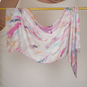 DL002  Double-Sided Modal Printed Single-Stitch Right-Angle Rolled-Edge Hijab